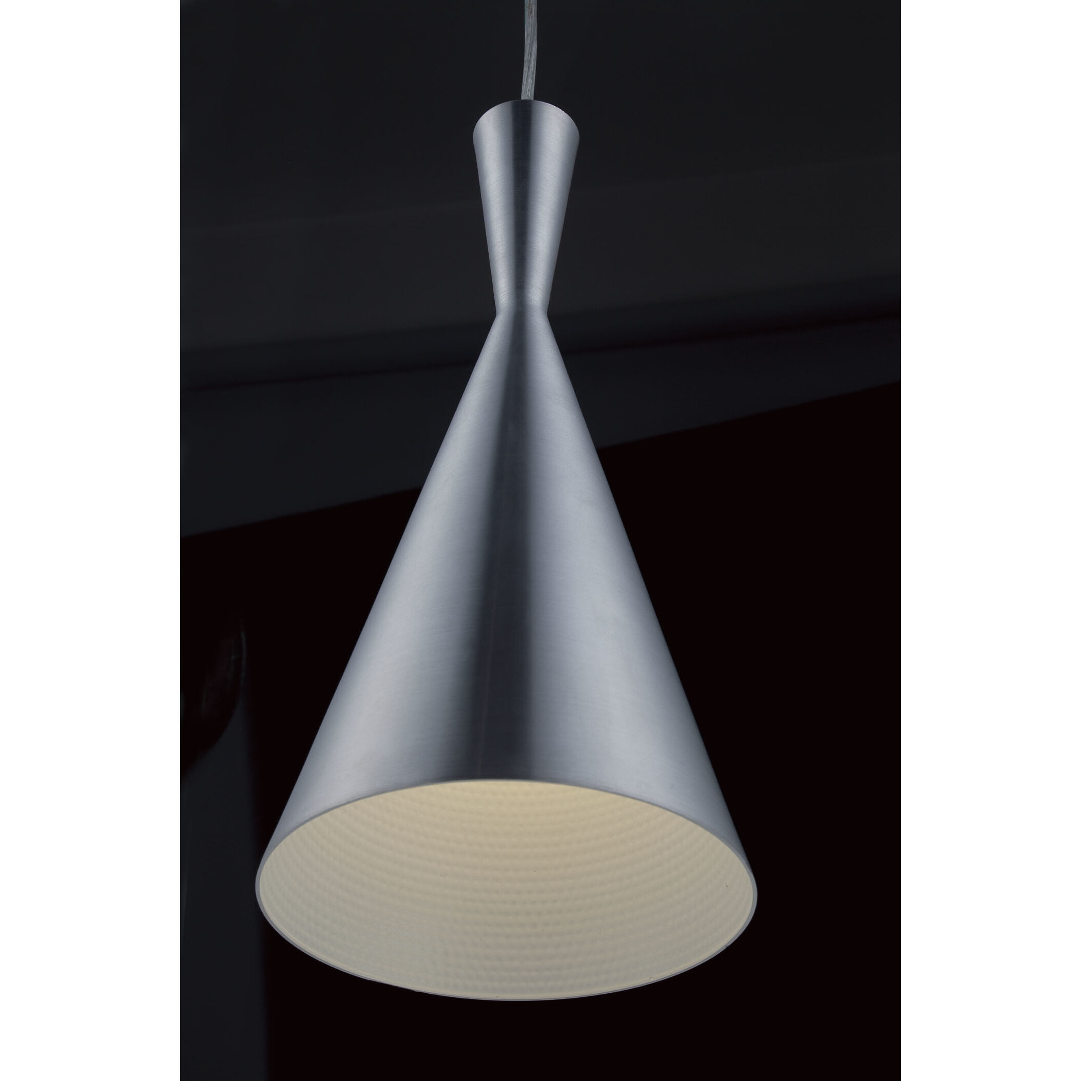 Bronx 1 Light 7.5 inch Satin Nickel Pendant Ceiling Light