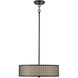 Modern 3 Light 18 inch Oil Rubbed Bronze Pendant Ceiling Light