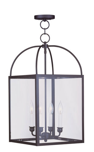 Milford 4 Light 13 inch Bronze Chain Lantern