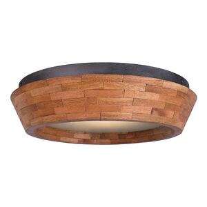Lansdale LED 14 inch Black Iron Flush Mount Ceiling Light