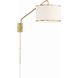 Mallory 50.5 inch 60.00 watt Soft Brass Task Sconce Wall Light