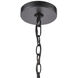 Vincentown 1 Light 8 inch Matte Black with Brushed Brass Outdoor Pendant
