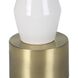 Architect 29.25 inch 150 watt Ivory Gloss Glaze and Antique Brushed Brass Table Lamp Portable Light