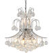Canada 10 Light 19 inch Chrome Chandelier Ceiling Light
