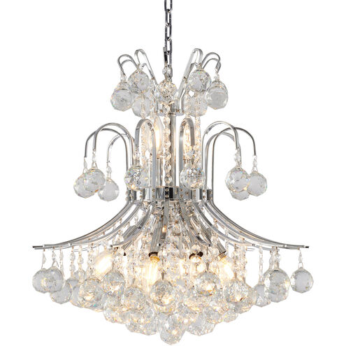 Canada 10 Light 19 inch Chrome Chandelier Ceiling Light