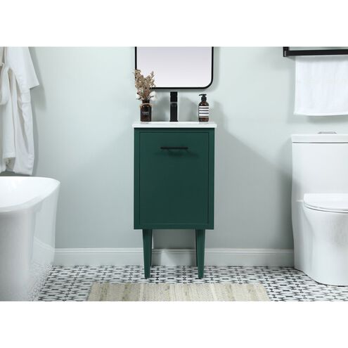 Cyrus 19 X 18 X 33.5 inch Green Vanity Sink Set