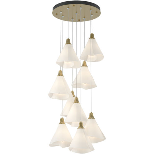 Mobius 9 Light 20.8 inch Modern Brass Pendant Ceiling Light, Round