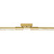 Stagger LED 36 inch Brass Vanity Light Wall Light