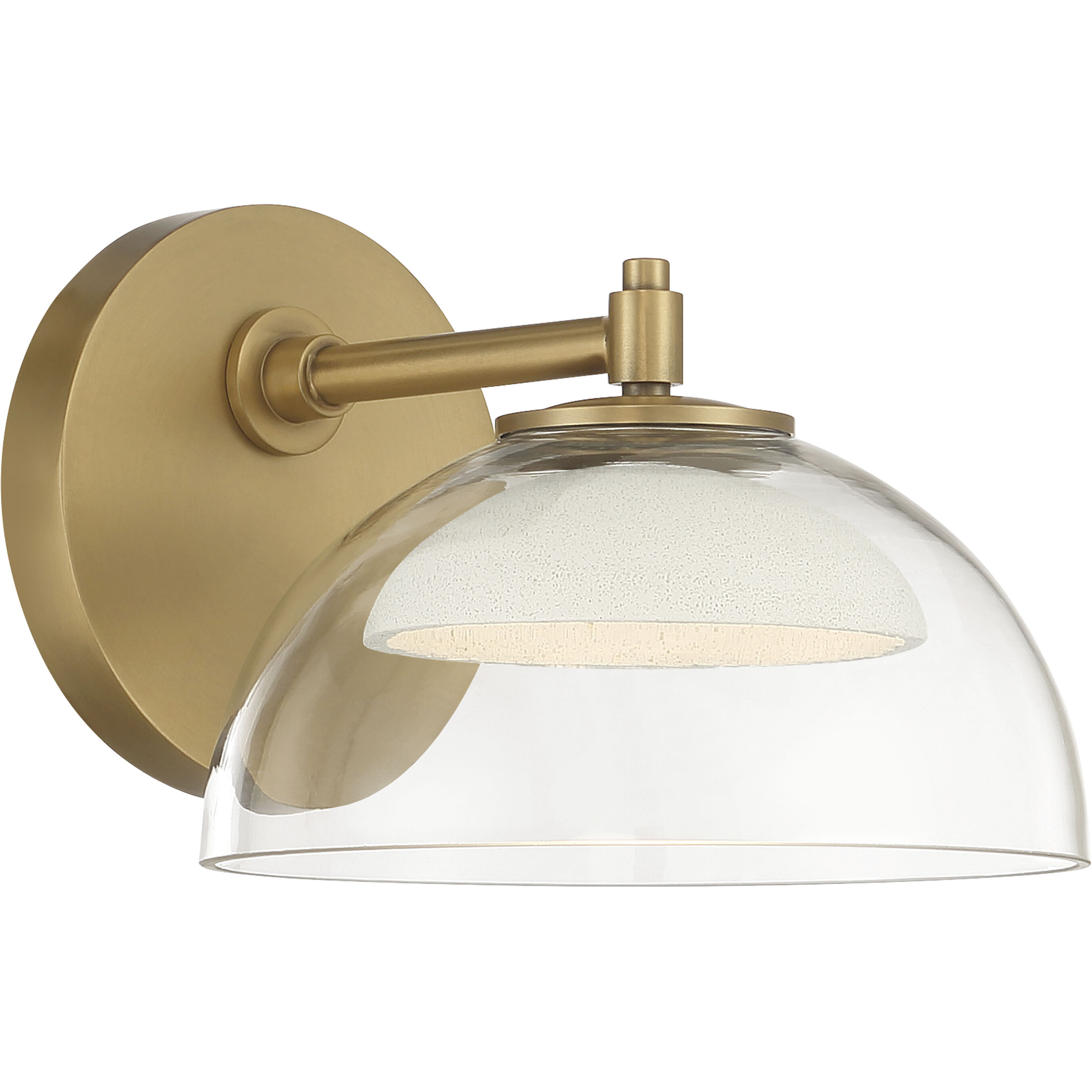 Halwynd LED 7.25 inch Legacy Brass Bath Sconce Wall Light