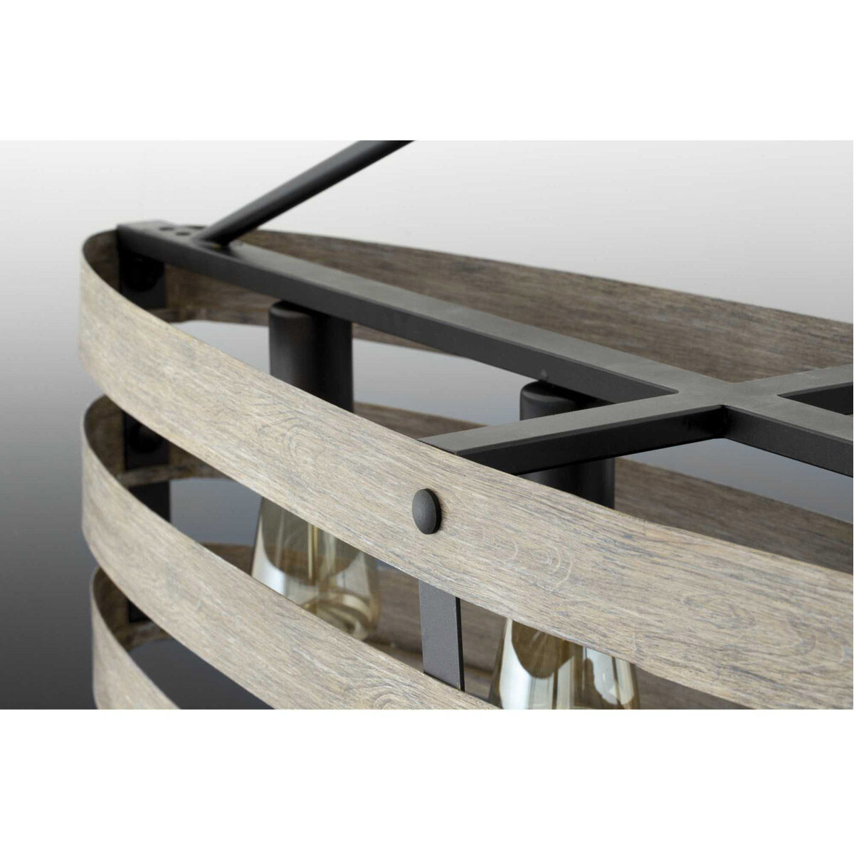 Gulliver 4 Light 39 inch Graphite Linear Chandelier Ceiling Light