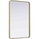 Remy 40 X 27 inch Brass Mirror
