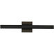 Vera LED 22.88 inch Black Bath Vanity Light Wall Light