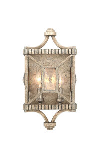 Crystal Cove 2 Light 8 inch Platinum Wall Sconce Wall Light
