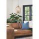 Sammi 4 Light 17 inch Lacquered Brass Pendant Ceiling Light