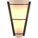 Suspended Half Cone 1 Light 6.5 inch Dark Smoke ADA Sconce Wall Light