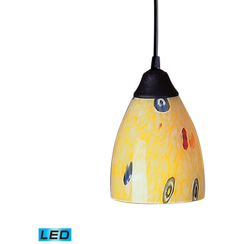 Millcreek LED 5 inch Dark Rust Mini Pendant Ceiling Light