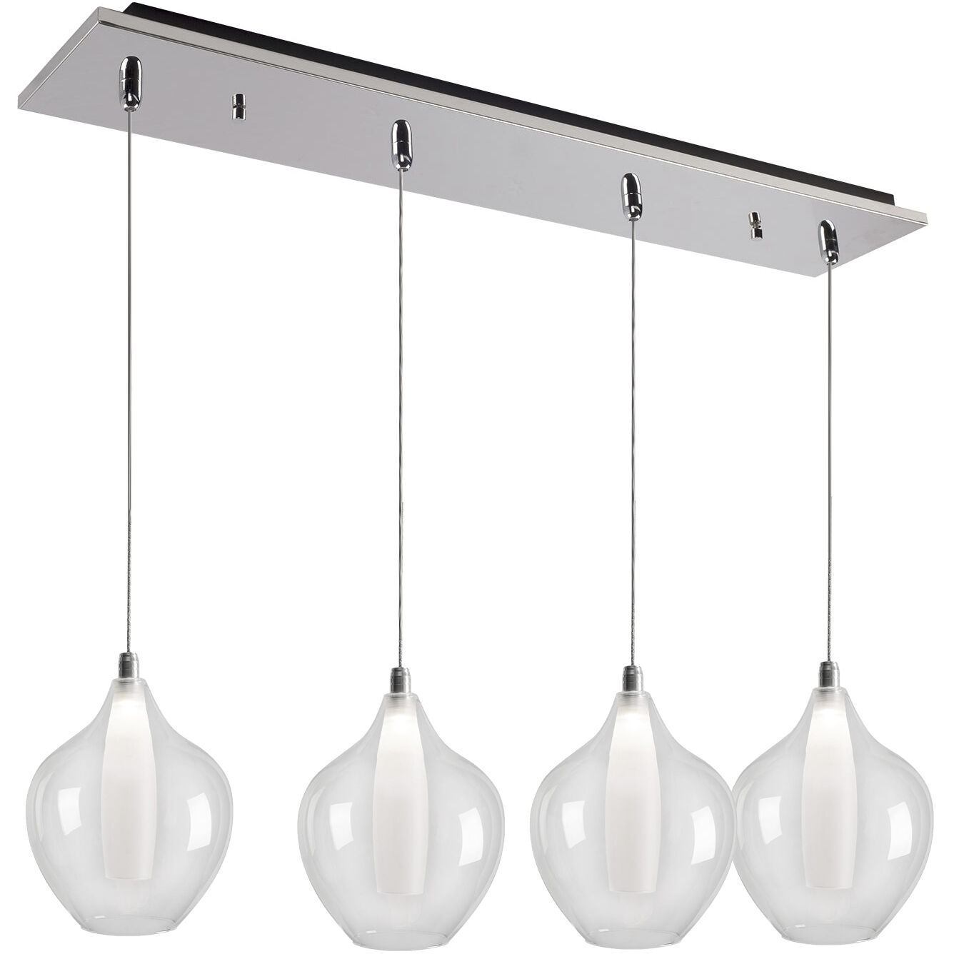 Victoria Multi Pendant Ceiling Light in Chrome
