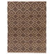 Laural 72 X 48 inch Neutral and Brown Area Rug, Jute