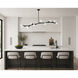 Blossom LED 17.25 inch Black Multi-Light Pendant Ceiling Light