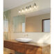 Analia 5 Light 45.75 inch Brushed Nickel Vanity Wall Light