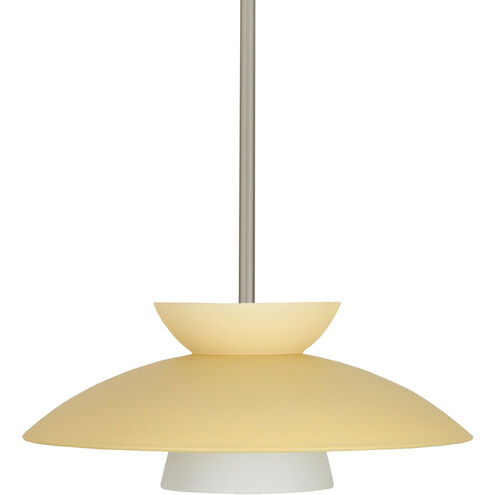 Trilo 15 1 Light Satin Nickel Stem Pendant Ceiling Light