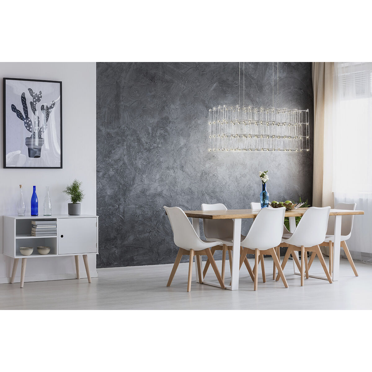 Linwood LED 14 inch Chrome Chandelier Ceiling Light