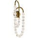 Parel LED 7 inch Aged Brass Wall Sconce Wall Light