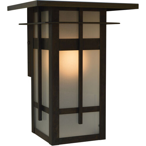 Finsbury Outdoor Wall Mount in Pewter, Almond Mica
