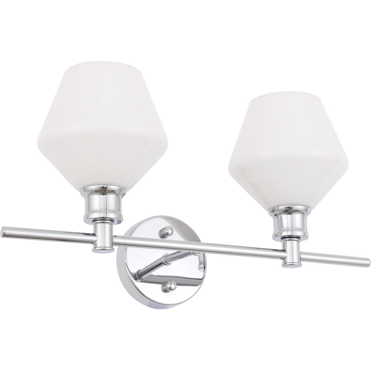 Gene 2 Light 19 inch Chrome Wall sconce Wall Light