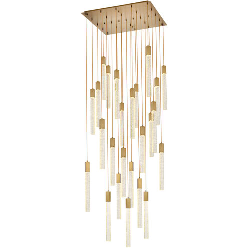Weston 25 Light 36 inch Satin Gold Pendant Ceiling Light