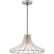 Wood 1 Light 24 inch White Pendant Ceiling Light