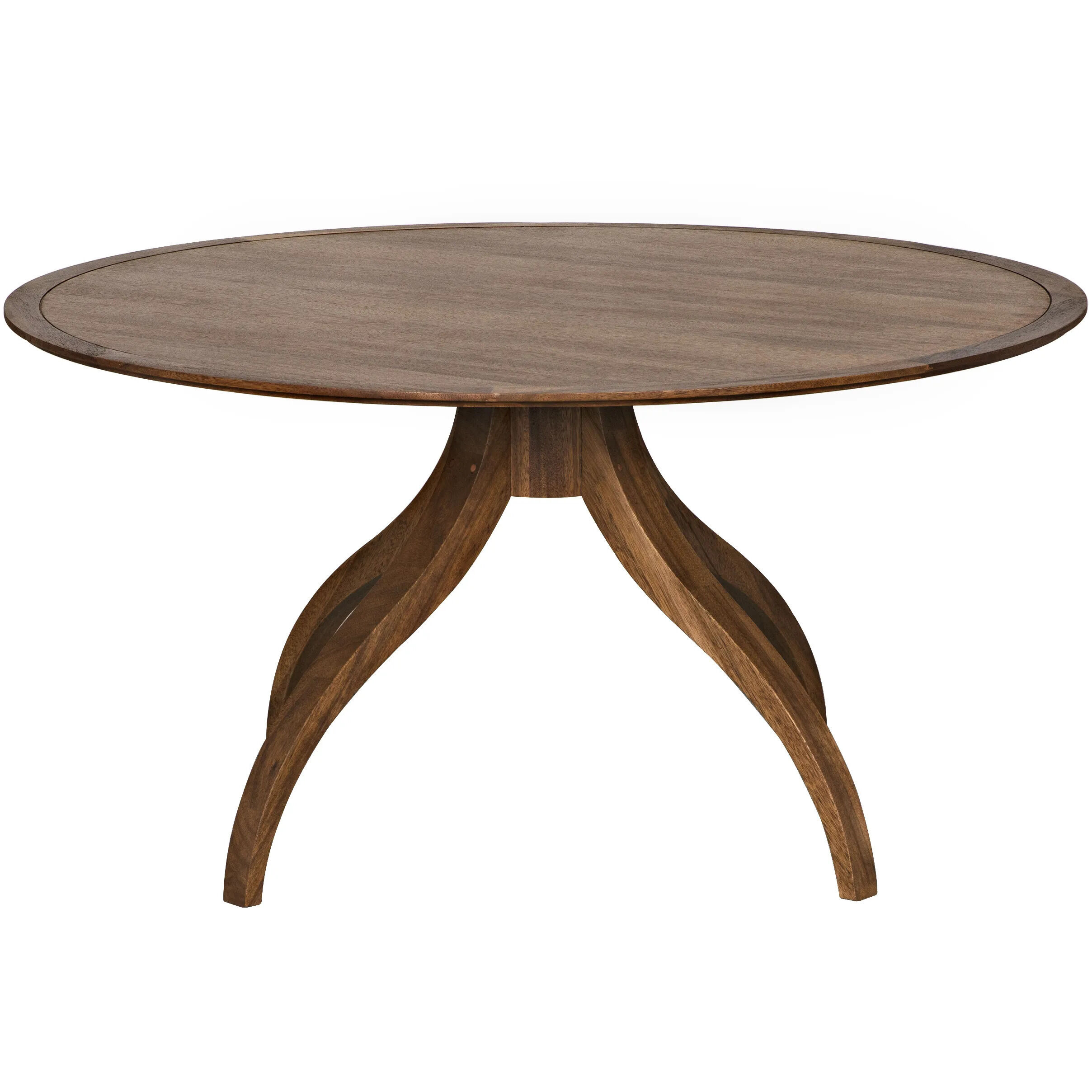 Vera 60 X 60 inch Dark Walnut Dining Table