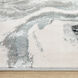 Artema 114 X 79 inch Black/Grey Rug in 6 x 9