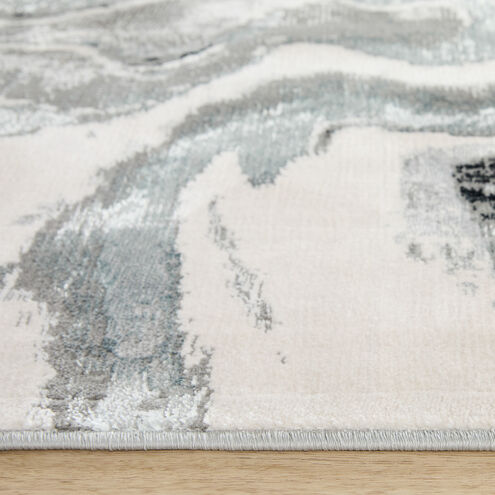 Artema 36 X 24 inch Black/Grey Rug in 2 x 3
