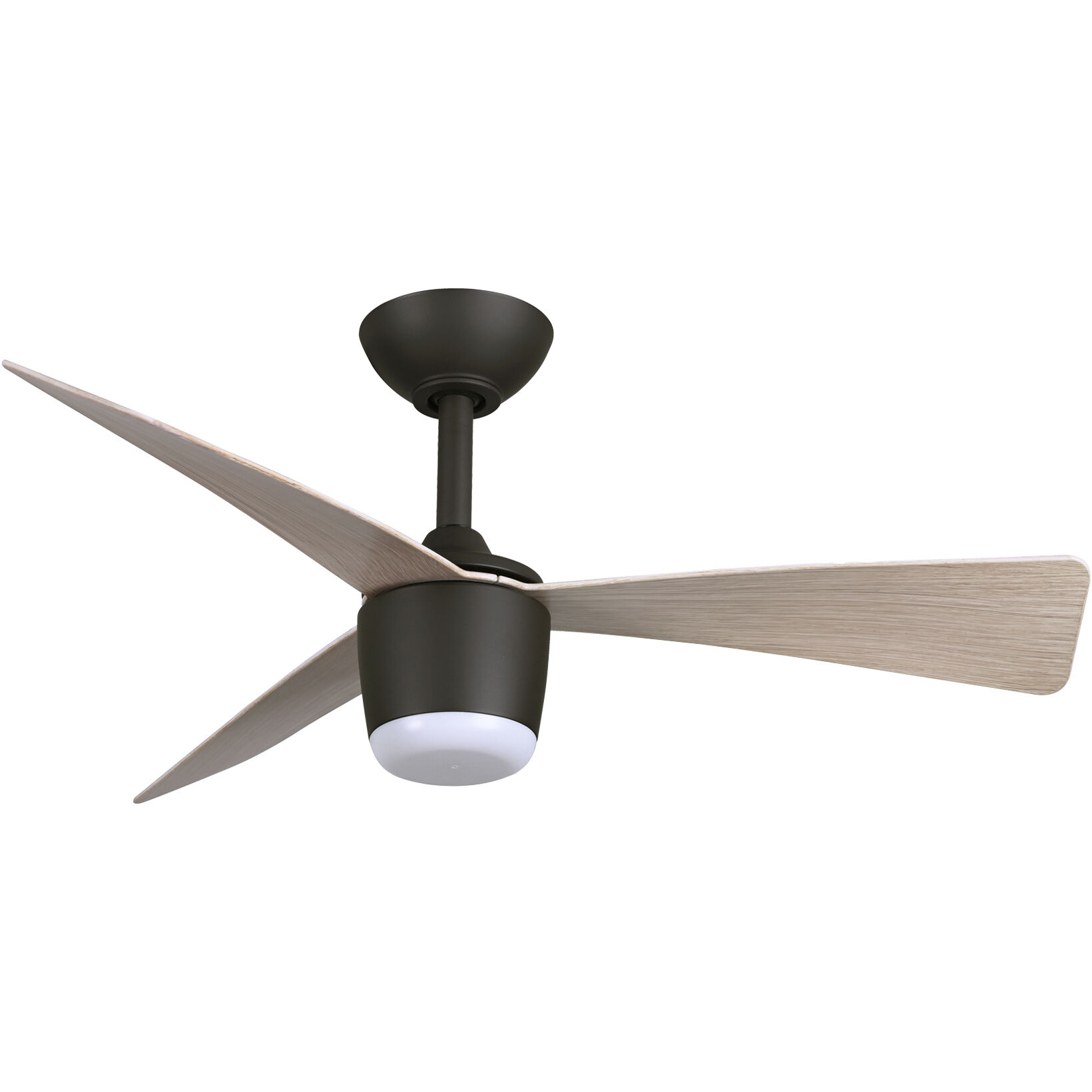 Elavan 36 inch Dark Bronze with Ashwood Blades Indoor/Outdoor Ceiling Fan