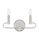 Summit 2 Light 14 inch Brushed Nickel Vanity Light Wall Light