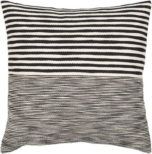 Christopher 18 inch Black Pillow Kit in 18 x 18, Square