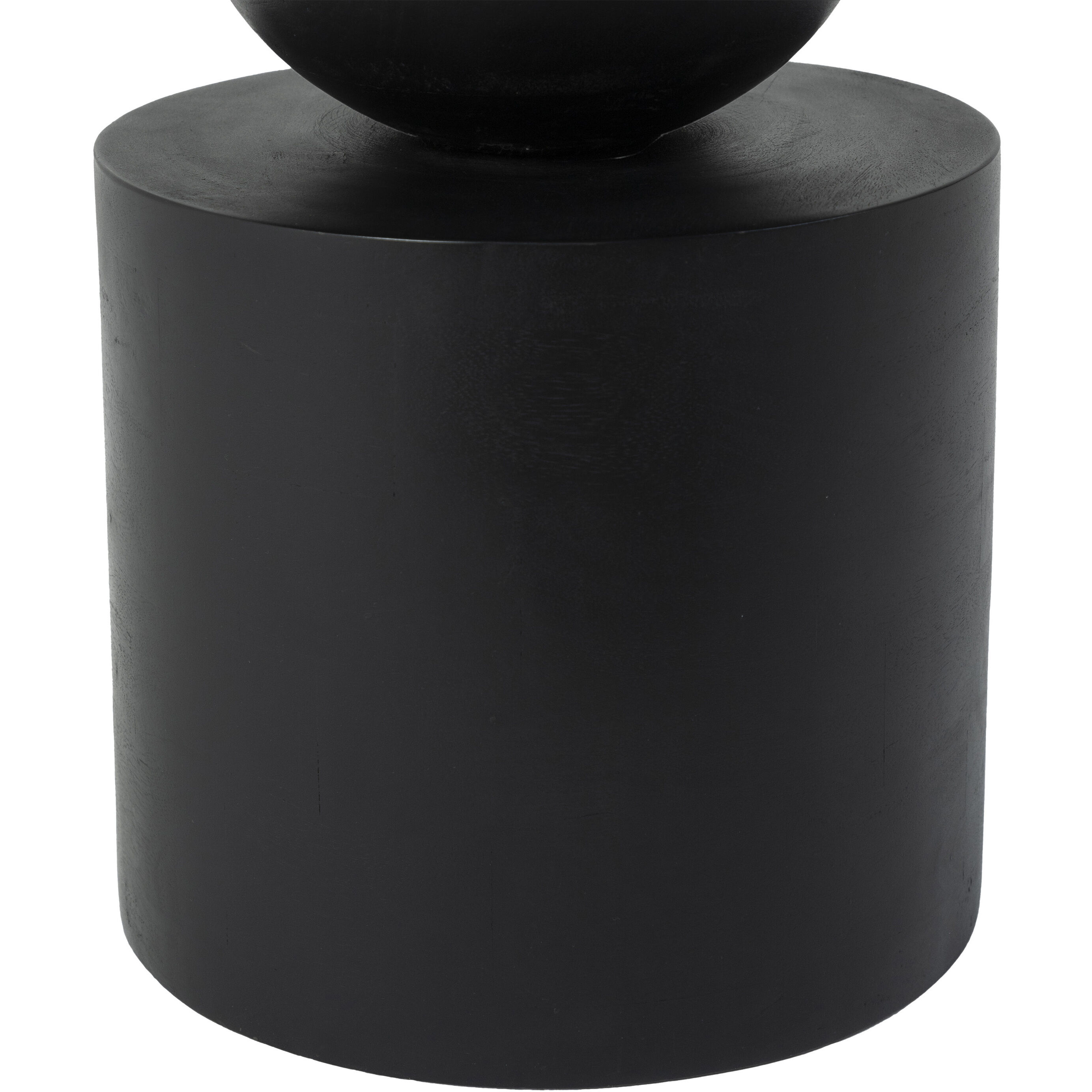 Paola 22 X 20 inch Black Side Table