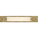 Lisa McDennon Baylor LED 30 inch Heritage Brass Bath Light Wall Light, Linear, Sconce