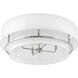 Graham 30 inch Polished Nickel Indoor Semi-Flush Mount Ceiling Light, Convertible