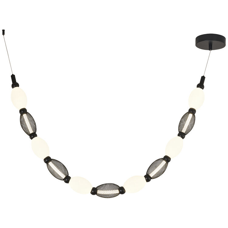 Tentacles LED 3.13 inch Black Pendant Ceiling Light