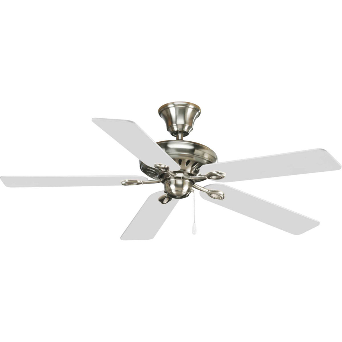 Progress P2521-09 AirPro 52 inch Brushed Nickel with White