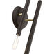 Soho 4 Light 5 inch Bronze with Antique Brass Accents ADA Sconce Wall Light