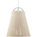 Parnell 1 Light 27.75 inch Gesso White Pendant Ceiling Light, Large