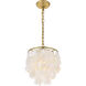Selene 1 Light 10 inch Brass Pendant Ceiling Light
