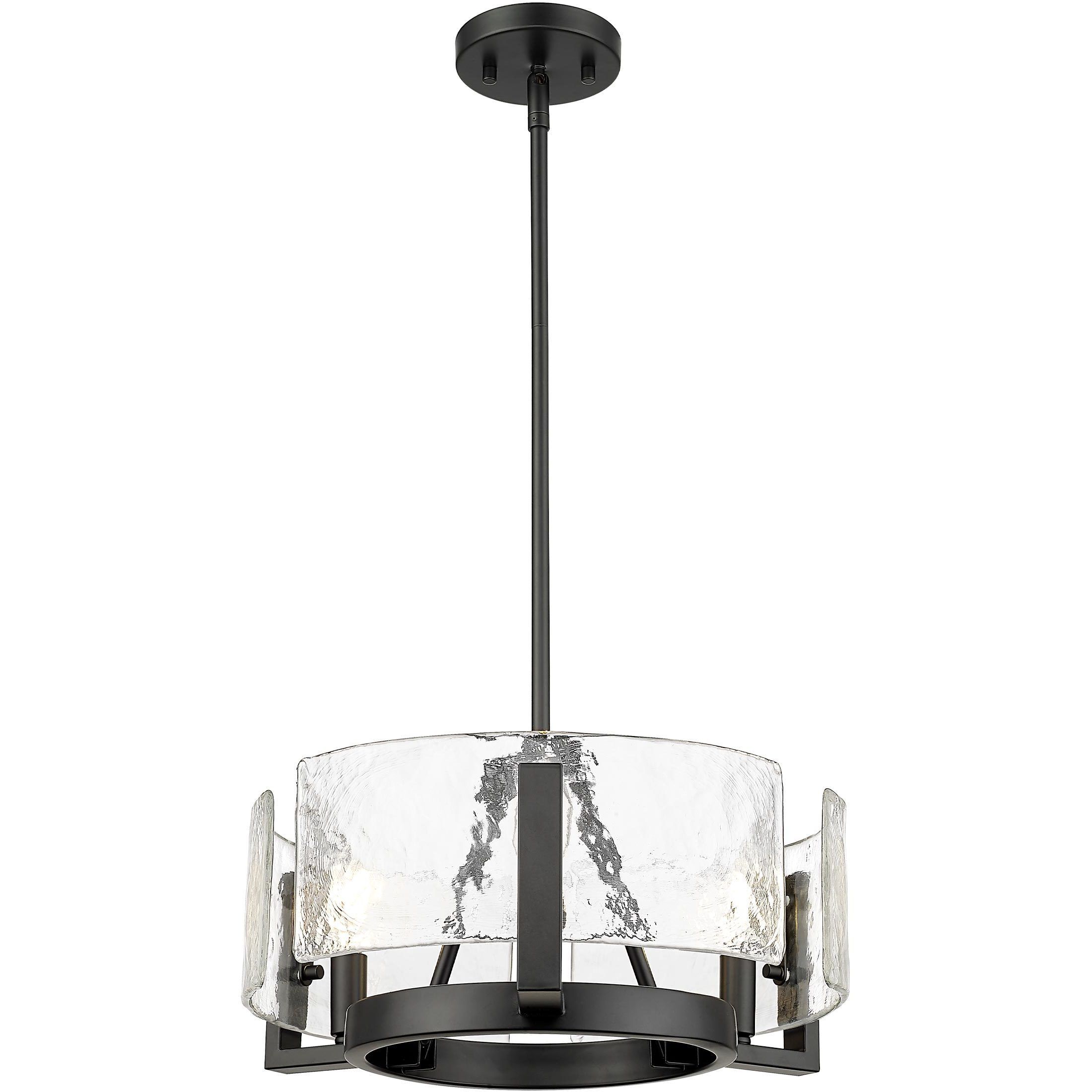 Aenon 16.5 inch 60.00 watt Matte Black Chandelier Ceiling Light