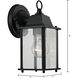 Cotswold 1 Light 9 inch Matte Black Outdoor Sconce