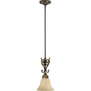Rio Salado 1 Light 8 inch Toasted Sienna With Mystic Silver Mini Pendant Ceiling Light