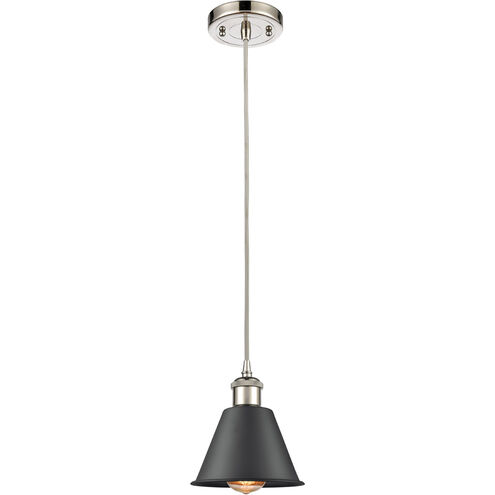 Ballston Smithfield 1 Light 7 inch Polished Nickel Mini Pendant Ceiling Light