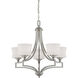 Terrell 5 Light 26 inch Satin Nickel Chandelier Ceiling Light
